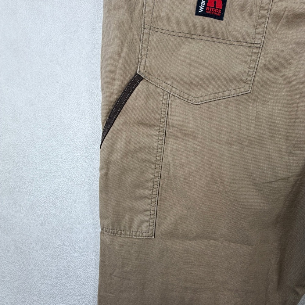 NEW Wrangler Riggs Workwear Mens 46x30 Utility Straight Leg Pants Tan 103W031EW - Picture 13 of 13